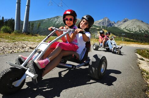 Mountain carts and scooters
