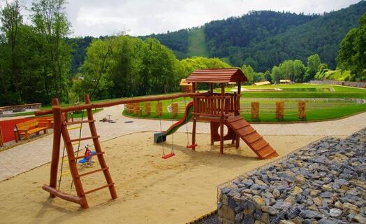 Organic swimming-pool in Levočská dolina (valley)