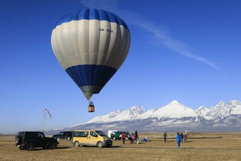 Sightseeing balloon flight Poprad