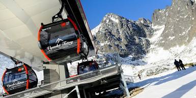 Cable car to Skalnaté pleso and Lomnický štít and Lomnické sedlo, Tatranská Lomnica