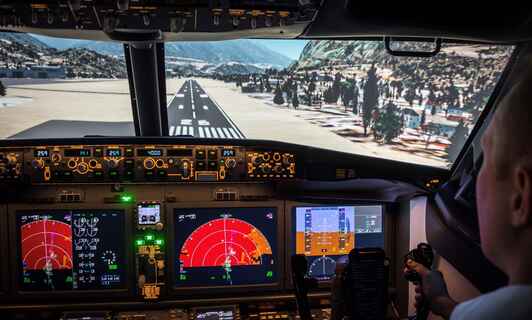 Flight simulator B737