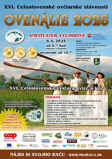 XVI. ročník Celoslovenských ovčiarskych slávností - Ovenálie 2025