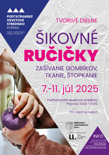Tvorivé dielne: Prázdninové šikovné ručičky