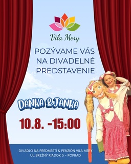 🎭 Divadelné popoludnie s Dankou & Jankou 🎭