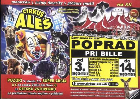 Cirkus ALEŠ v Poprade!
