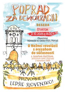 "Diskusia s Popradom za demokraciu"