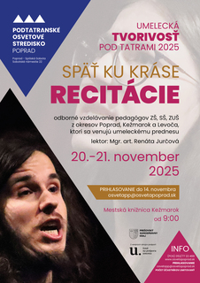 Vzdelávanie: Späť ku kráse recitácie 2025