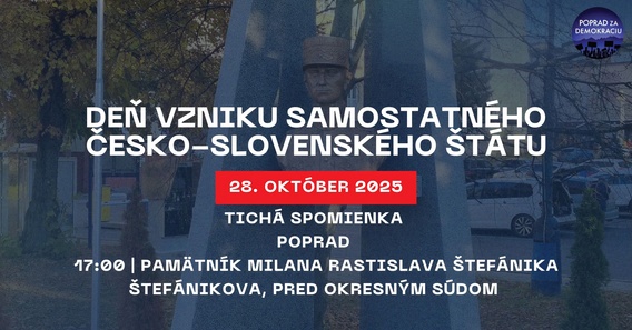 Tichá spomienka pri príležitosti vzniku samostatného česko - slovenského štátu