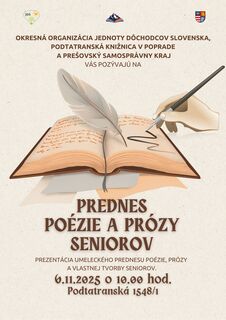 Prednes poézie a prózy seniorov