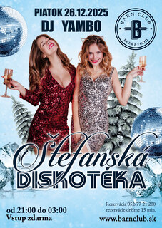 ŠTEFÁNSKA DISKOTÉKA v Barne
