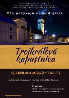 Trojkráľová kapustnica 2026
