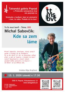 Michal Sabovčík: Kde sa zem láme