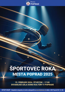 Športovec roka MESTA POPRAD 2025