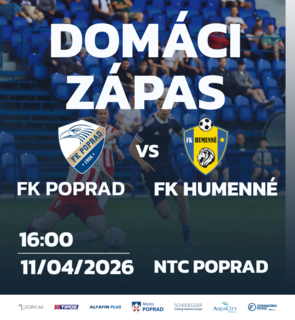 ⚽FK POPRAD vs. FUTBALOVÝ KLUB HUMENNÉ, S.R.O.⚽