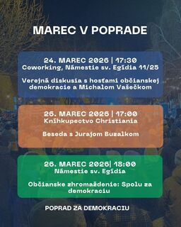 Diskusie - Poprad za demokraciu