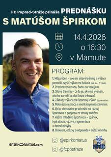 ⚽️Prednáška s Matúšom Špirkom