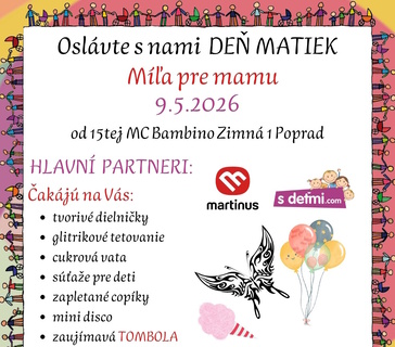 👩👧👦 DEŇ MATIEK: Míľa pre mamu 👩👧👦