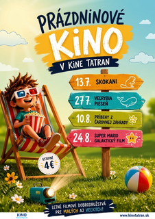 Prázdninové premietanie v Kine Tatran
