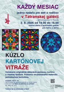 Tvorivé dielne – Kúzlo kartónovej vitráže
