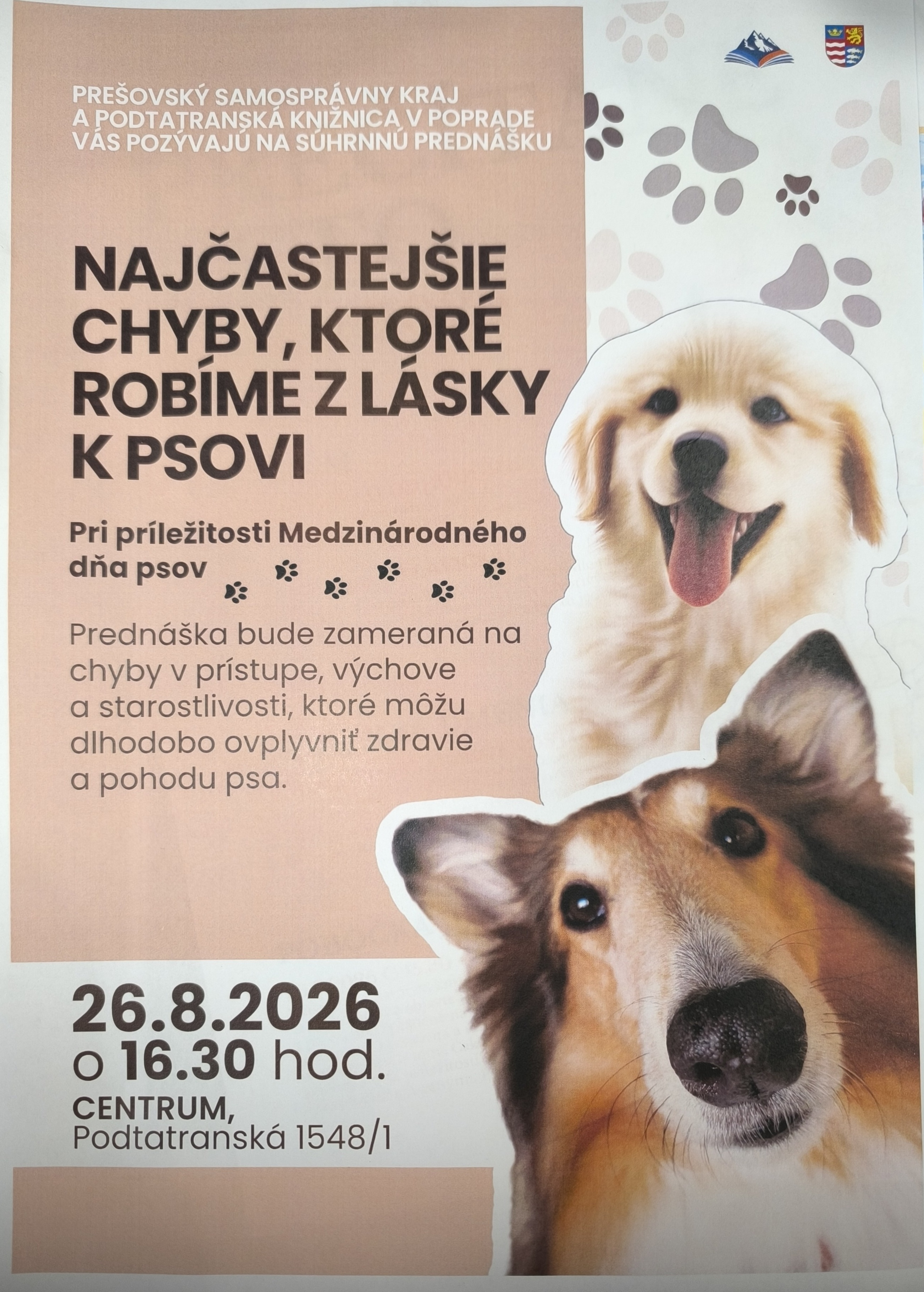 Prednáška –Chyby, z lásky k psovi