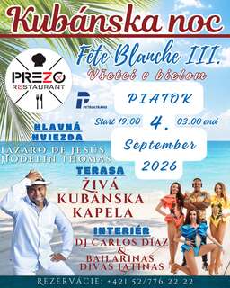 Kubánska párty – Fête Blanche (Všetci v bielom)