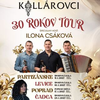 Concert – KOLLÁROVCI 30 YEARS TOUR
