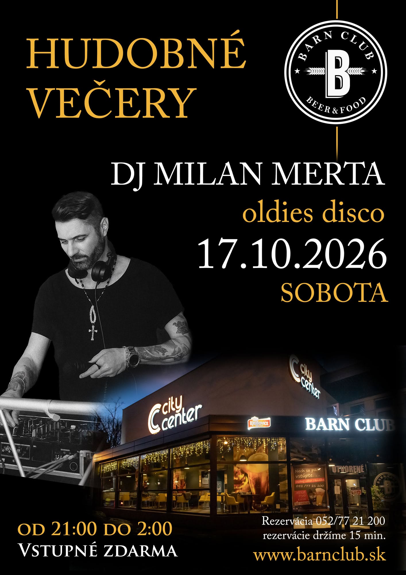 Oldies disco s DJ Milan Merta