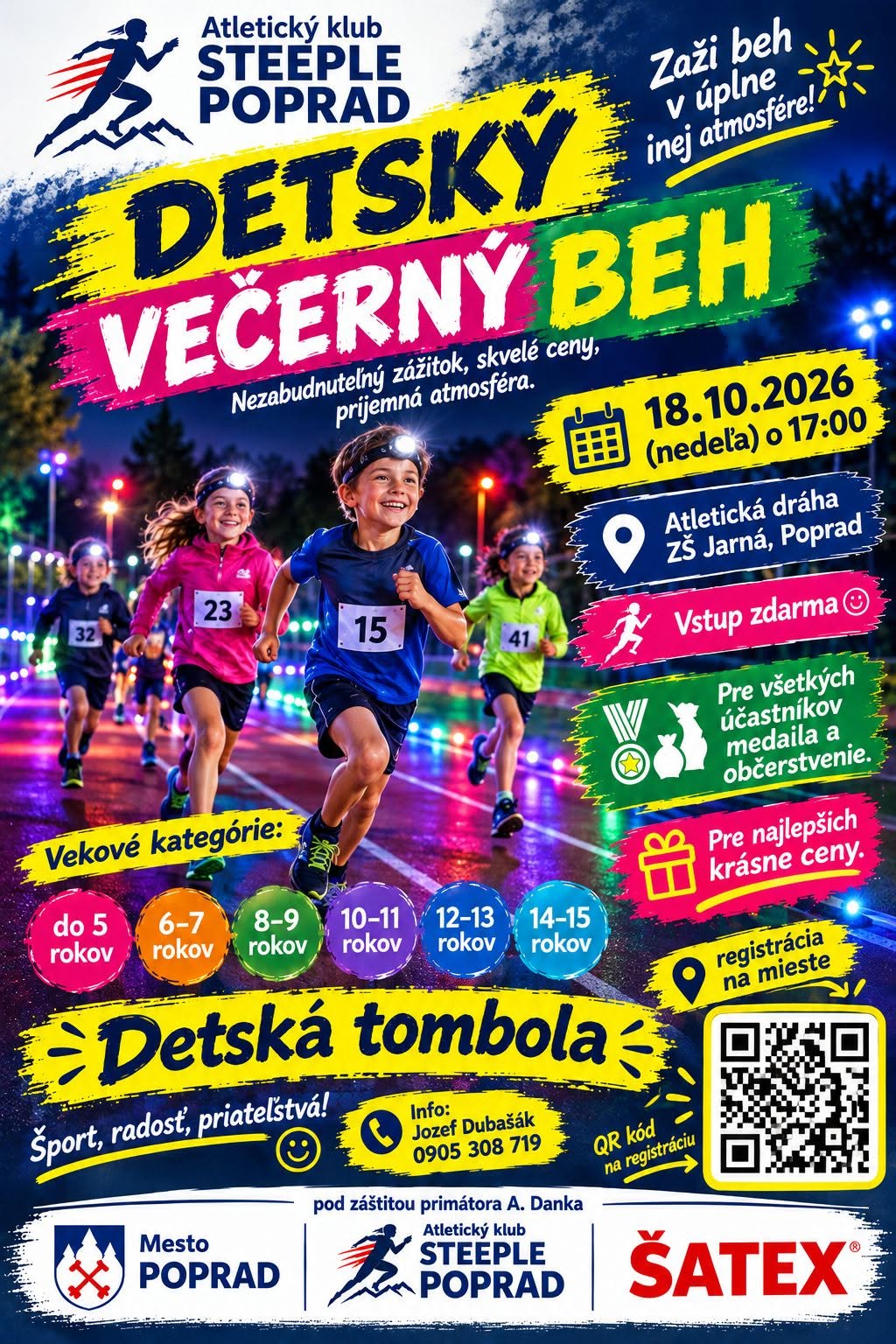 Detský večerný beh