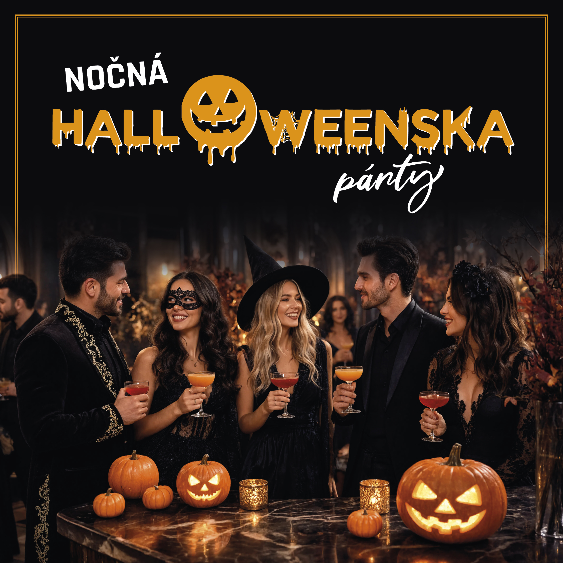 Nočná halloweenska párty v AquaCity